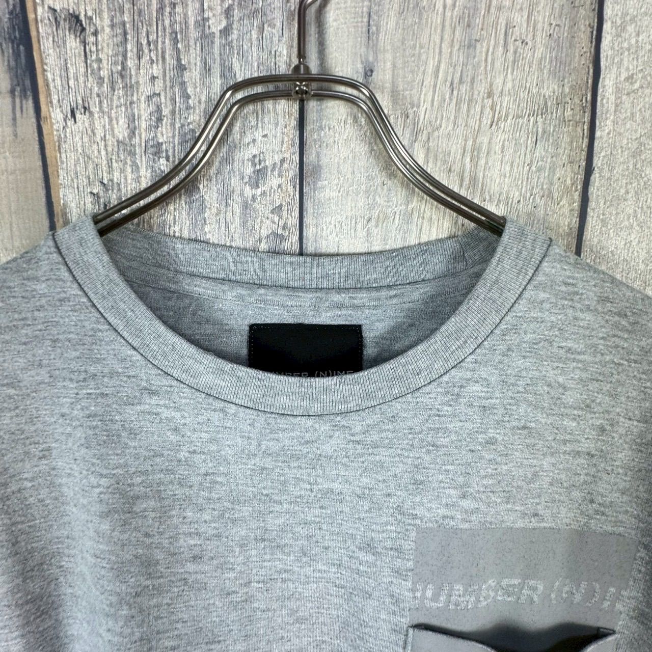 NUMBER (N)INE DENIM NUMBER NINE ナンバーナイン デニム グレー 半袖 