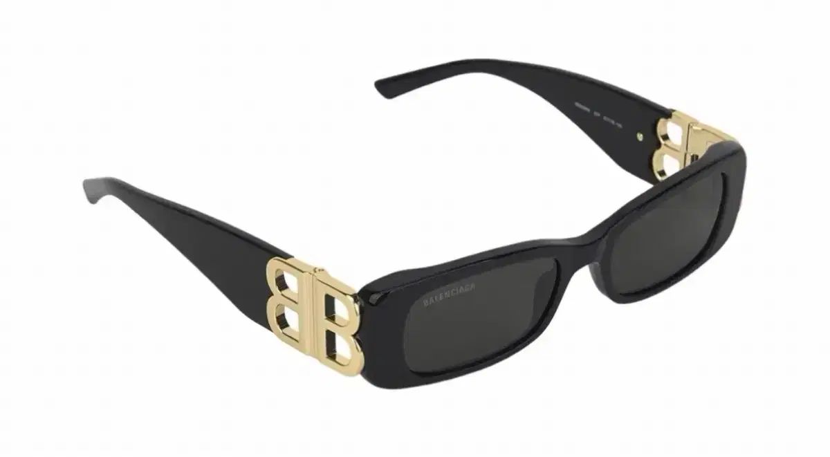 バレンシアガ ダイナスティ レクタングル サングラス ブラック