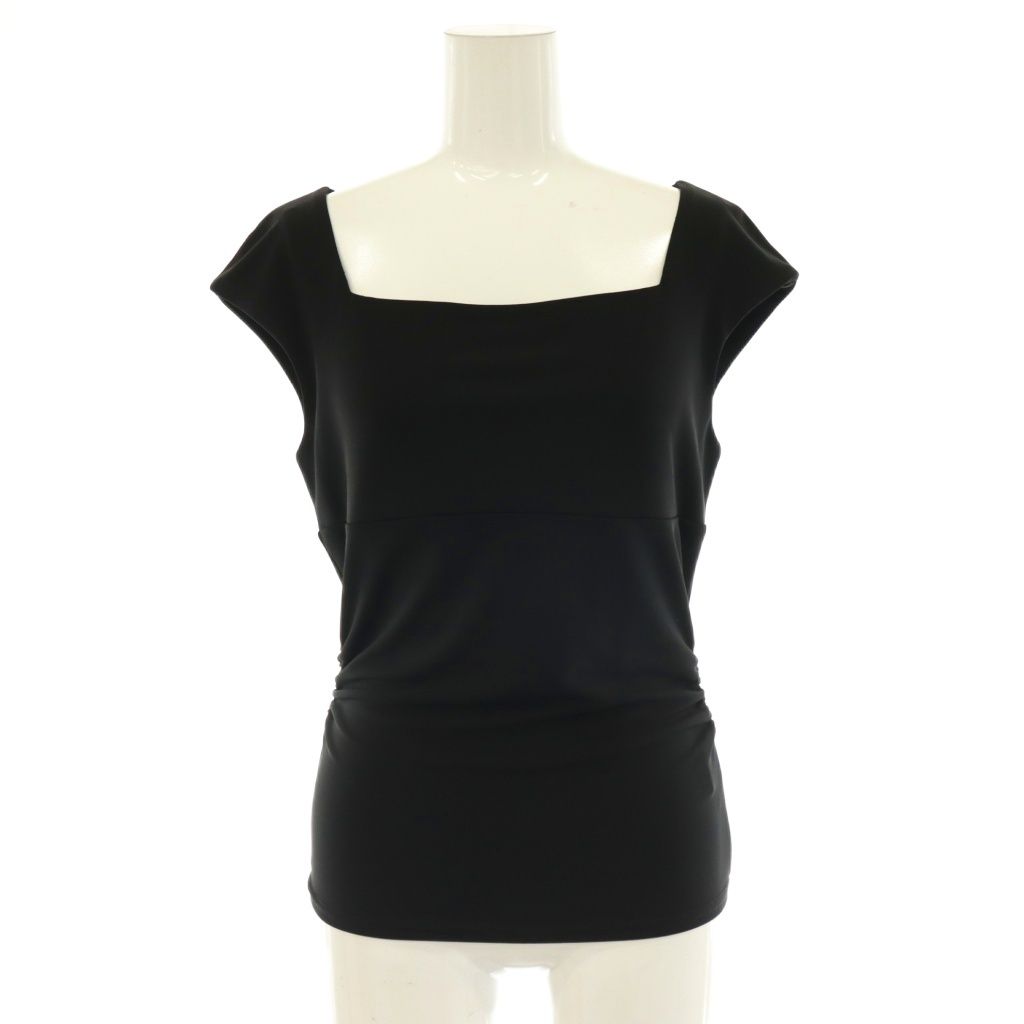 ★美品★FOXEY/フォクシータンクトップ 小顔タンク ストレッチリブ38 フォクシーニューヨーク FOXEY NEW YORK 小顔タンク カットソー