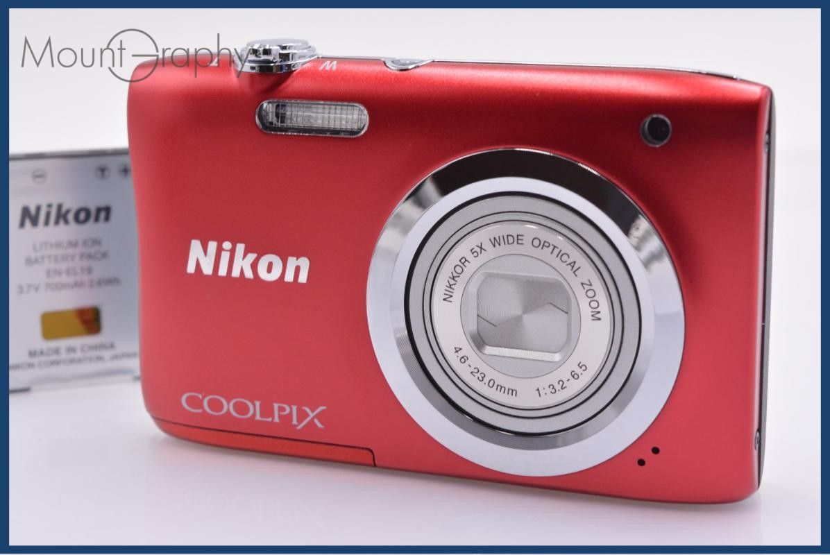 【動作保証】 ニコン Nikon COOLPIX A100 5X バッテリー付属 同梱無料 #ks442