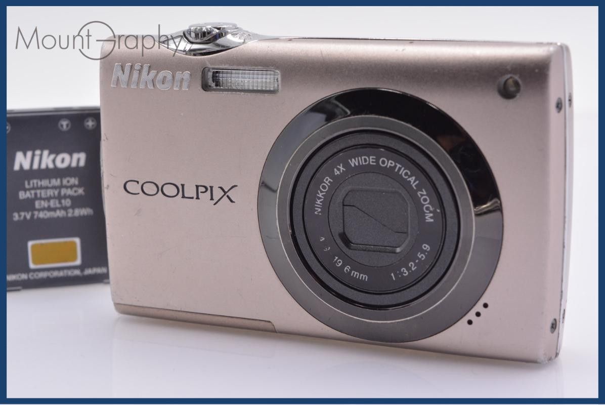 難あり ニコン Nikon COOLPIX S4000 4X バッテリー付属 同梱無料 #ks456