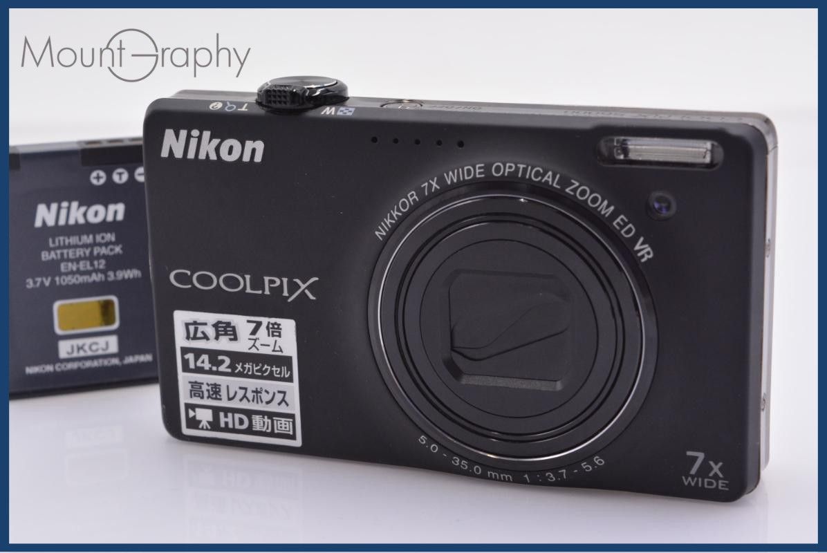 ニコン Nikon COOLPIX S6000 7X バッテリー付属 同梱無料 #ks459