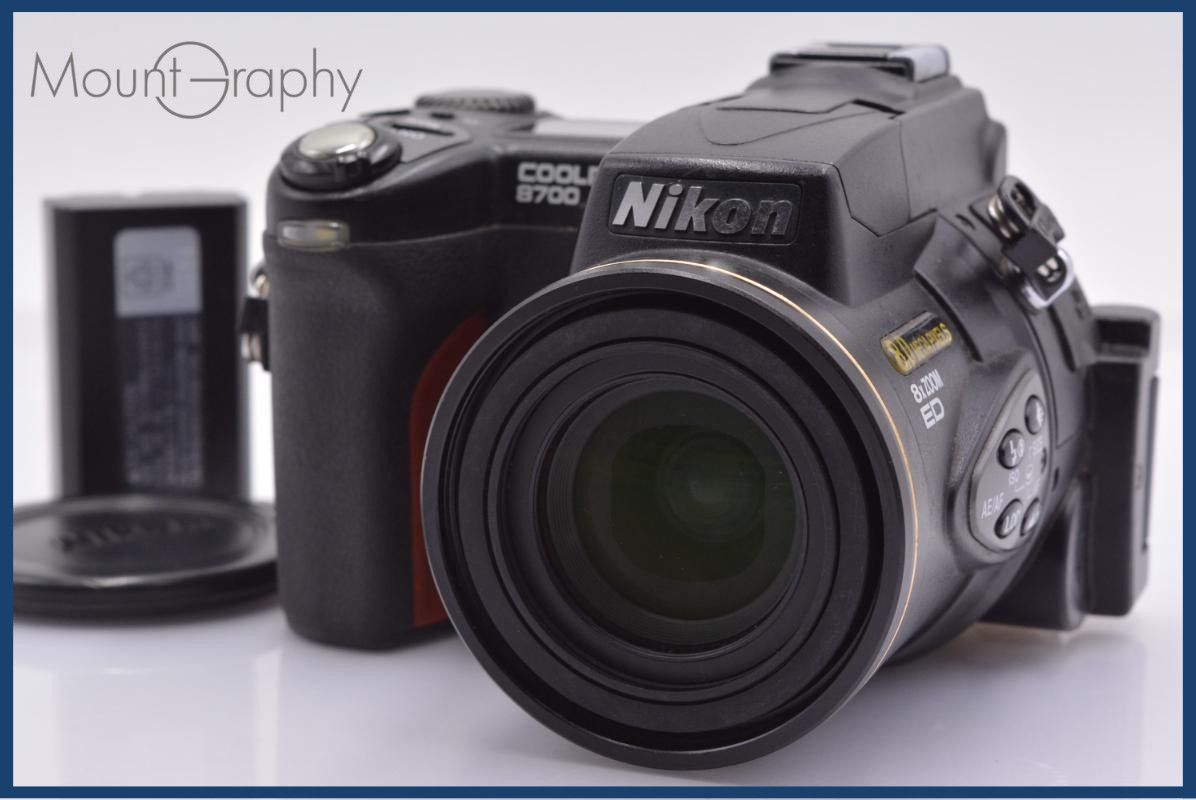 【動作保証】 ニコン Nikon COOLPIX E8700 8X バッテリー、前キャップ付属 同梱無料 #ks463