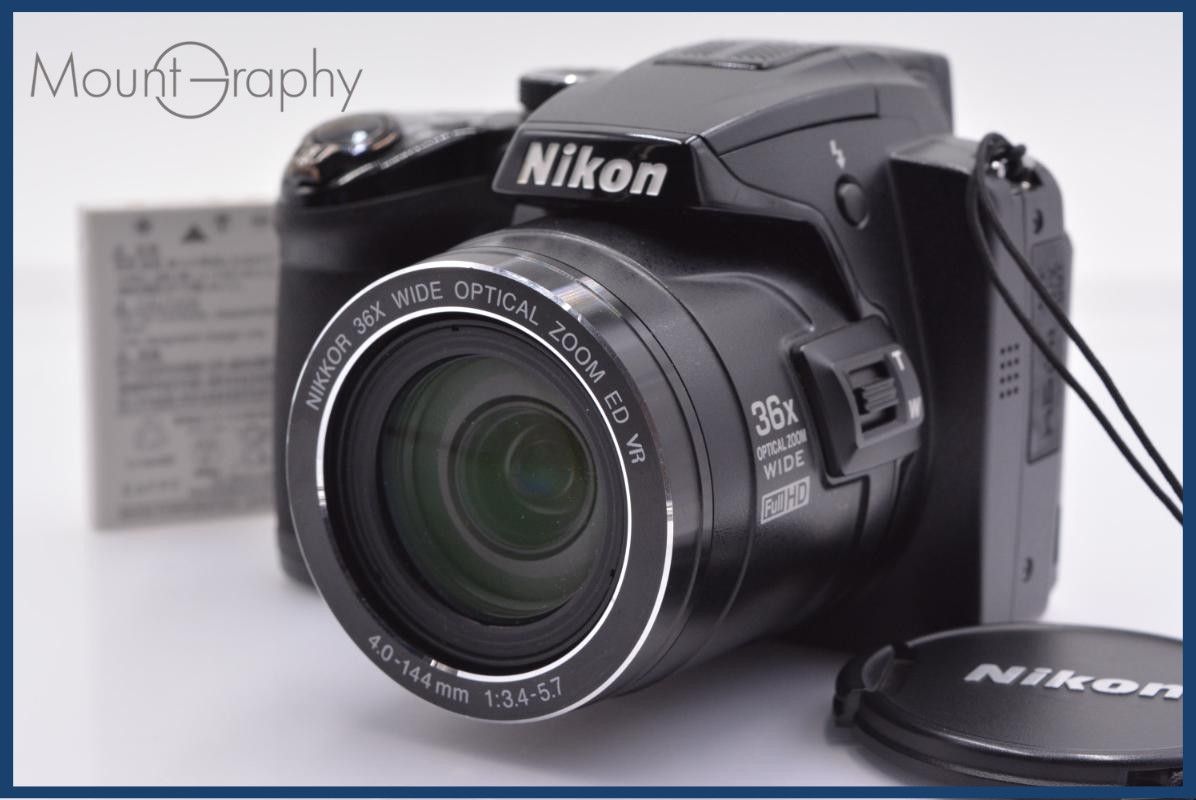 ニコン Nikon COOLPIX P500 36X バッテリー、前キャップ付属 同梱無料 #ks464