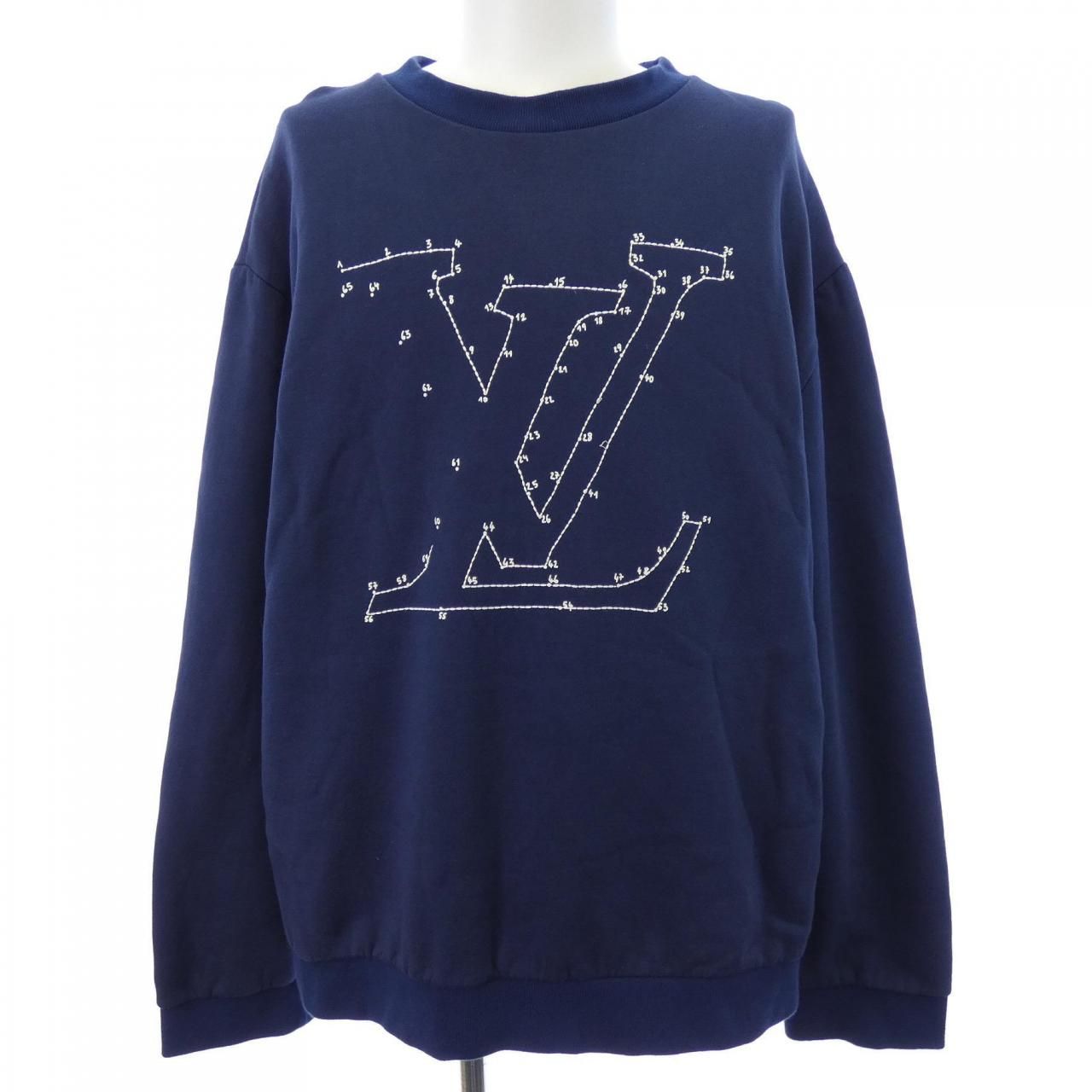 ルイヴィトン LOUIS VUITTON LVステッチプリントエンブロイダリースウェットシャツ HLY41WFMC スウェット