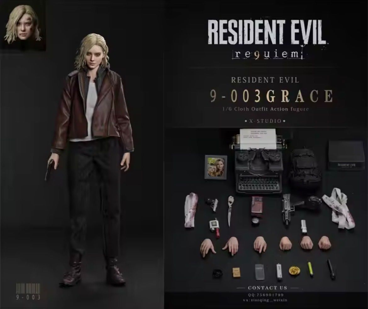 バイオハザード9 レクイエム 主人公グレース・アシュクロフト リアルアクションフィギュア先行予約販売