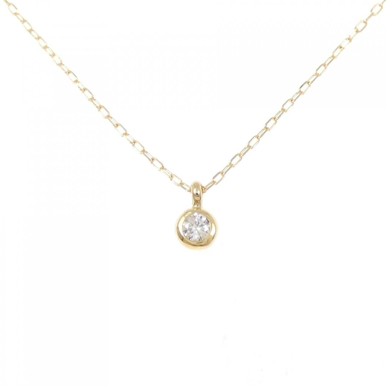 K18YG ダイヤモンド ネックレス 0.05CT