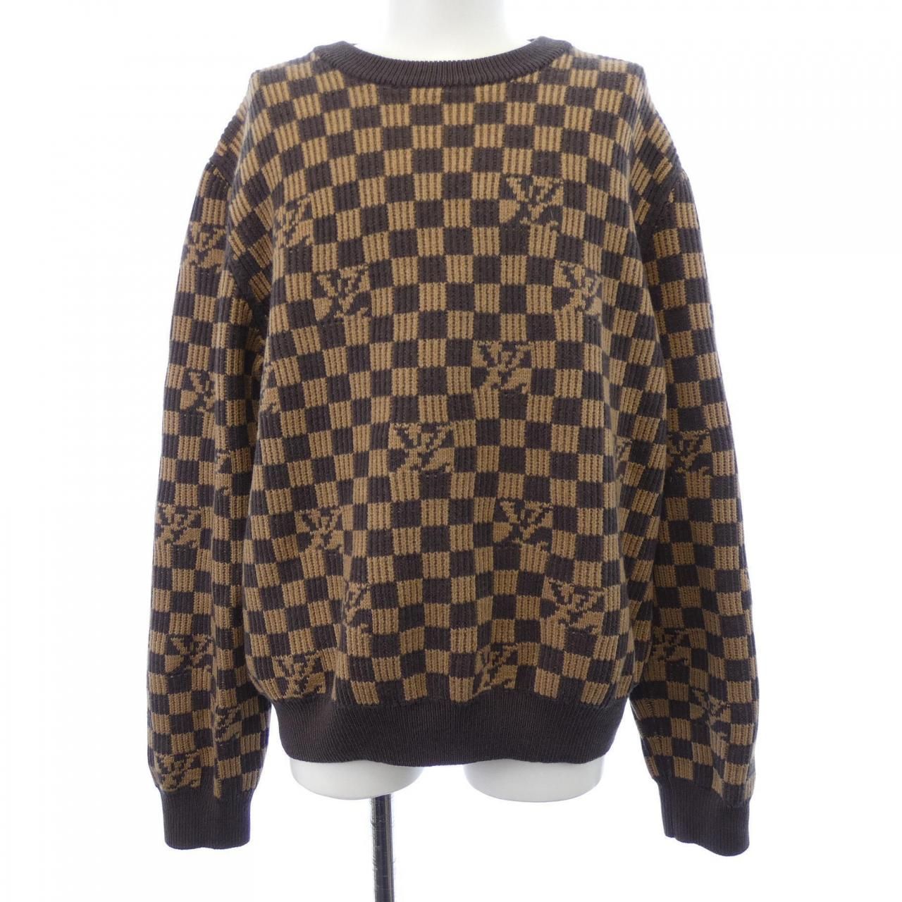 高級ルイヴィトン LOUIS VUITTON リブデニムクルーネック HLN77WZLL