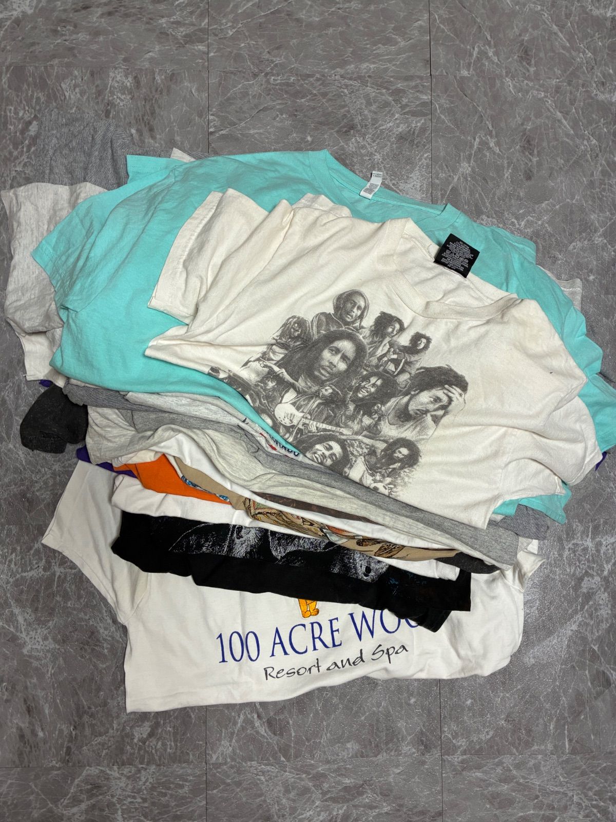 【卸】USA製　90s シングルステッチ　プリント まとめ売り　半袖Tシャツ 20枚セット