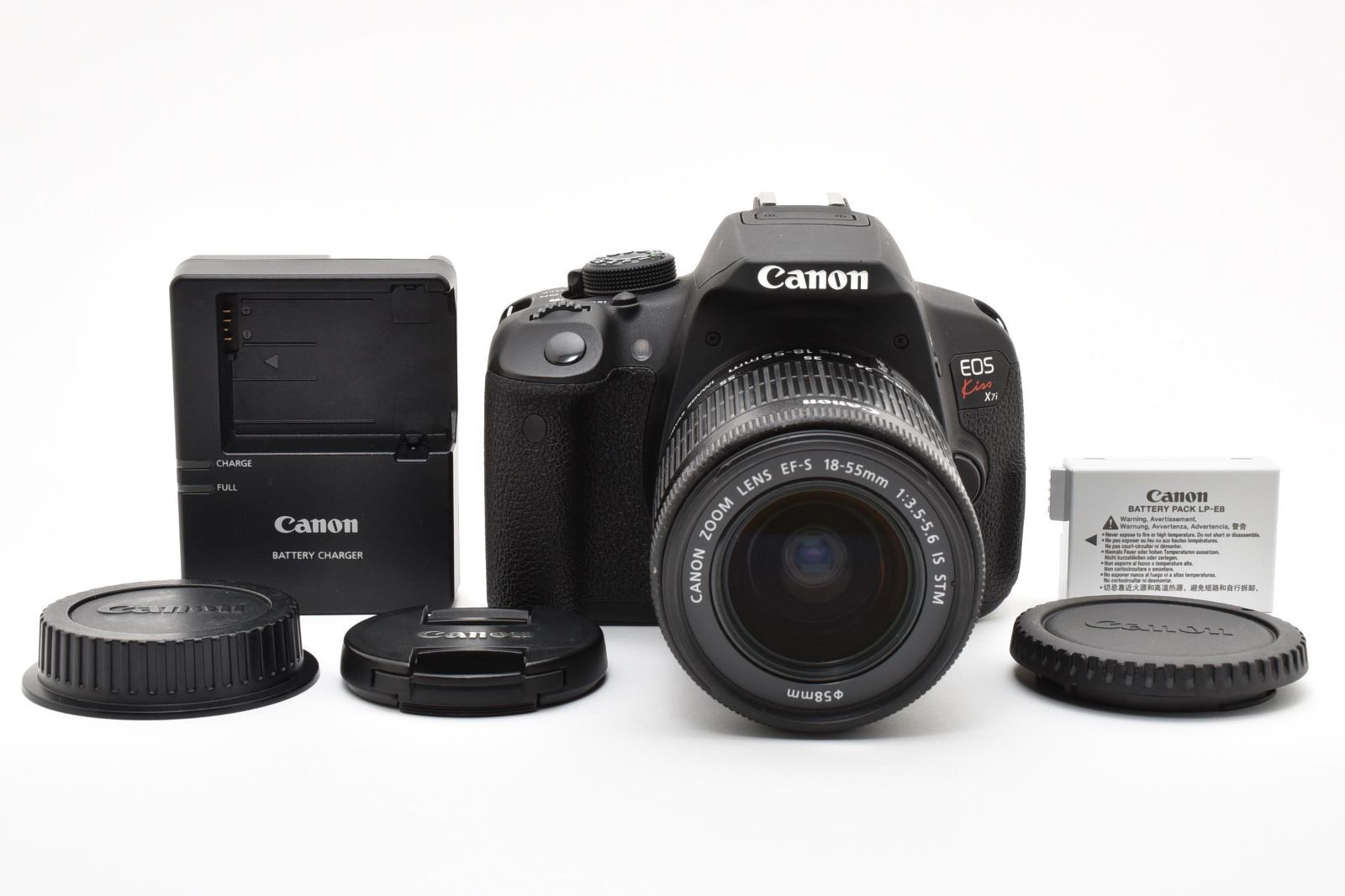 ★美品★ 《ショット数 6710回》 キヤノン CANON EOS Kiss X7i + EF-S 18-55mm F3.5-5.6 IS STM #2205