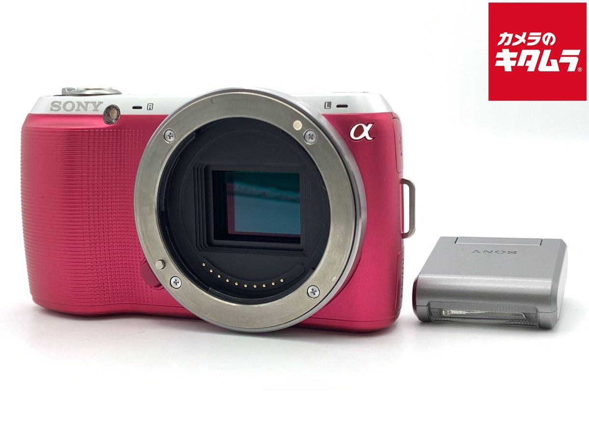【中古】 【美品】 ソニー α NEX-C3 ボディ ピンク