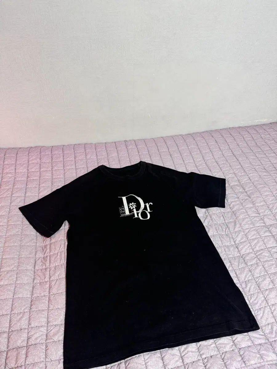 正規品/S ディオール ERL コラボ 刺繍 ロゴ 半袖