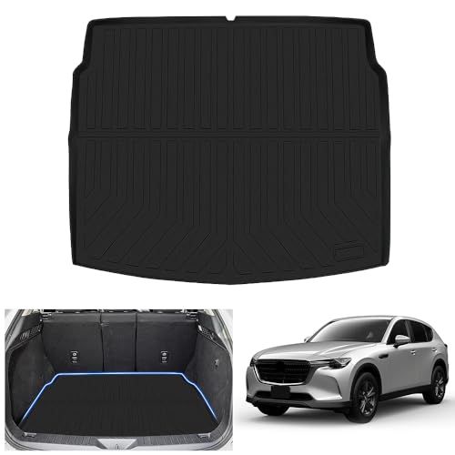 R◆マツダ 新型 CX-60 専用 ラゲッジマット CX60 KH系 車種専用設計 3D トランクマット TPE素材 カーゴマット TPE素材 防水 滑り防止 耐汚れ ラゲッジトレイ 取付簡単 内装 カスタム パーツ カー用品(マツダ CX- eeb0b9f1
