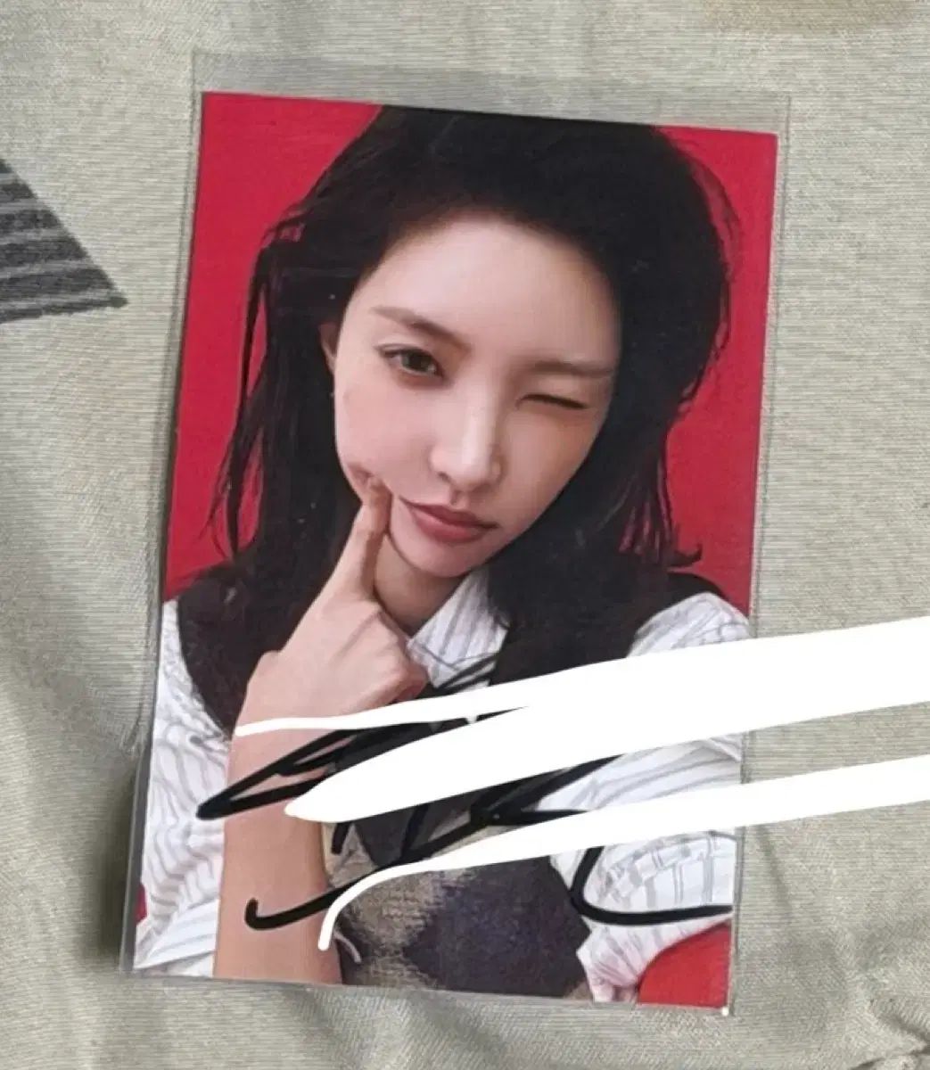 アユルアイレット サイン入りトレカ サイン入りフォートカード signed pc ユナ(YOONA)