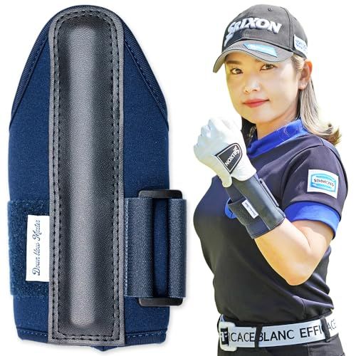 ダウンブローマスター【正規品】ネイビー【青山加織プロ監修】 ゴルフ 練習器具 手首矯正 ハンドファースト 習得 動画講座7本付き Down blow Master ゴルファボ GOLFavory
