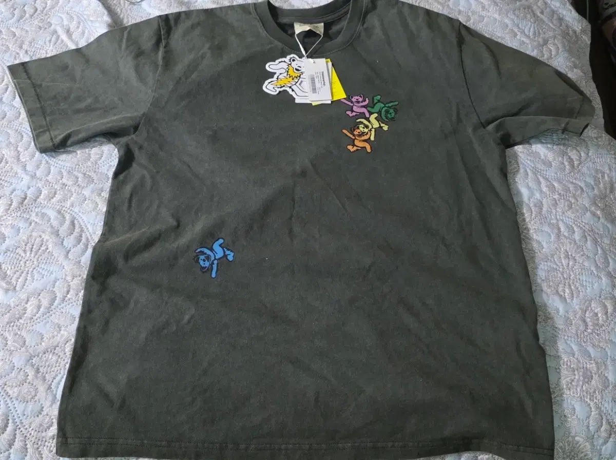 thisisneverthat GREATFUL DEAD DANCING BEAR Tシャツ オリーブ Mサイズ