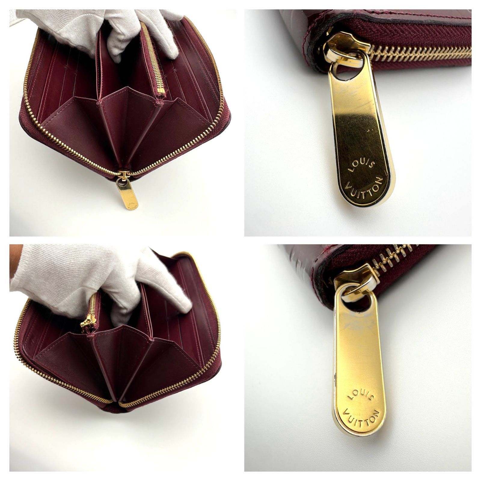 美品 】LOUIS VUITTON ルイヴィトン モノグラム ヴェルニ ジッピー 