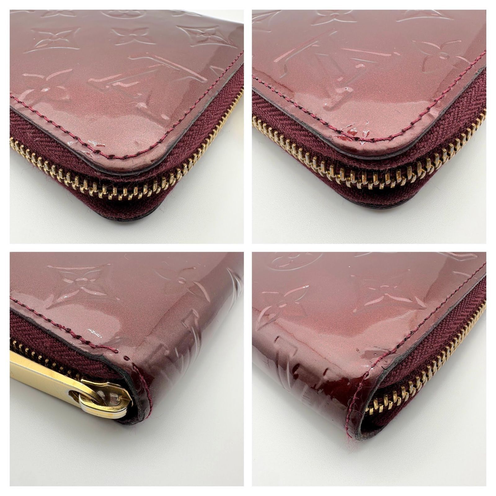 美品 】LOUIS VUITTON ルイヴィトン モノグラム ヴェルニ ジッピー 
