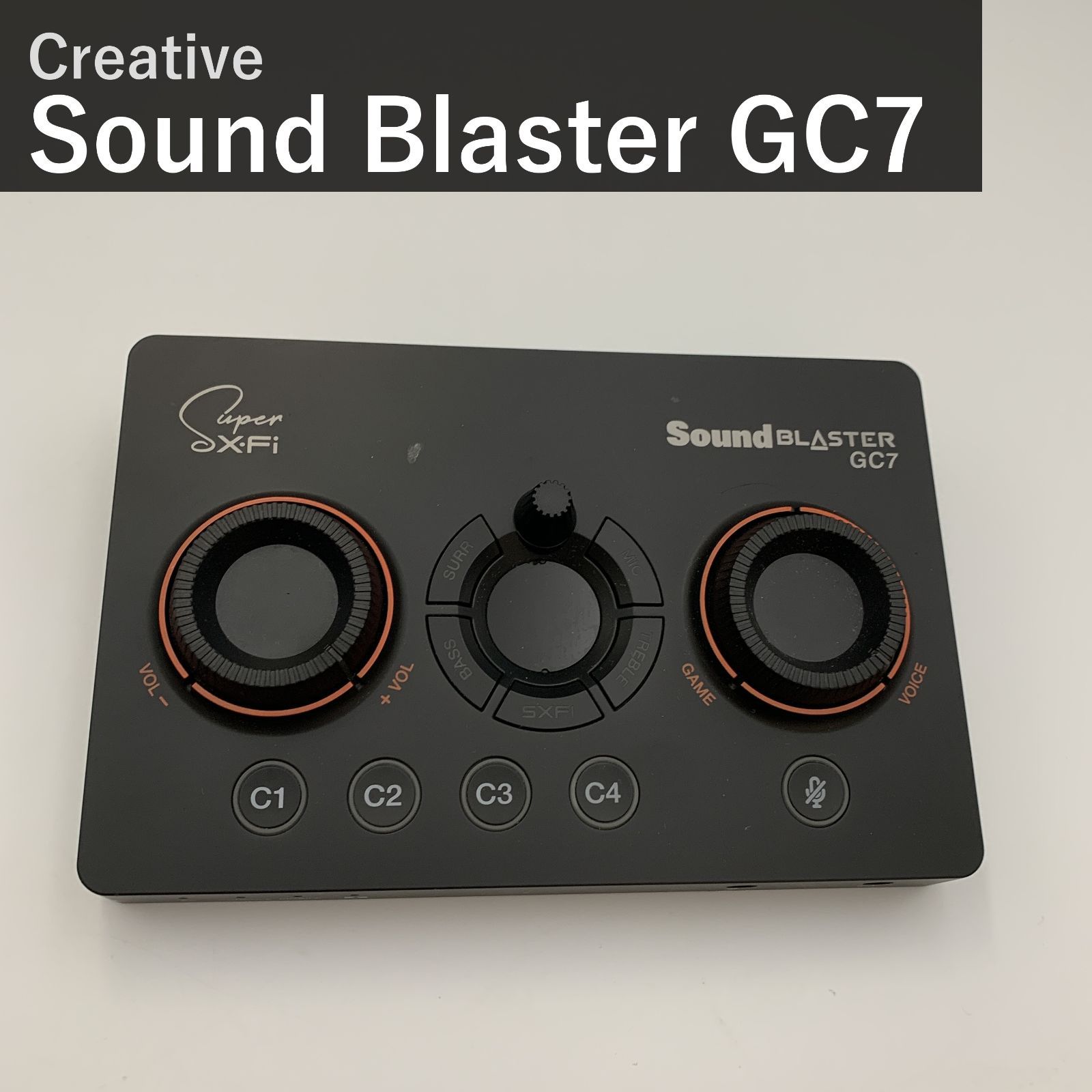 CREATIVE クリエイティブ Sound Blaster GC7 サウンドブラスター SB-GC7 ハイレゾ AK4377 DAC アンプ ゲーミング PS5 PS4 Switch PC Mac対応 ボイスチャットミックス 24bit/192kHz