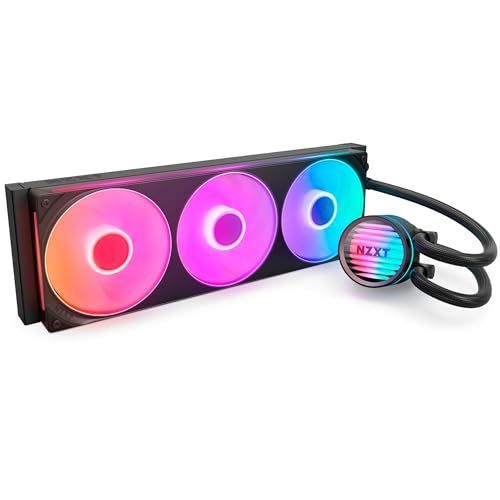 NZXT Kraken Core 360 RGB 360mm 簡易水冷CPUクーラー ブラック RL-KR36C-B1 FN2481/ e3774702