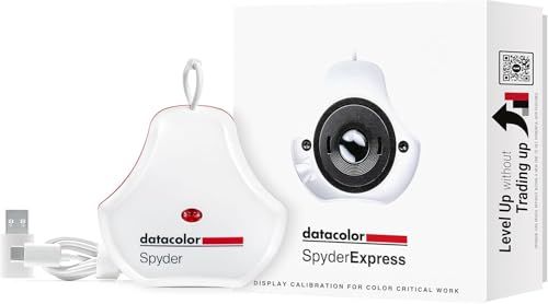 Datacolor Spyder Express（SP2024EXP）モニターキャリブレーター｜90秒・3ステップ色校正｜MacBook M4対応 mini-LED｜最大3台マルチモニター｜Windows MacOS 対応 【国内正規品】/ 036135dd