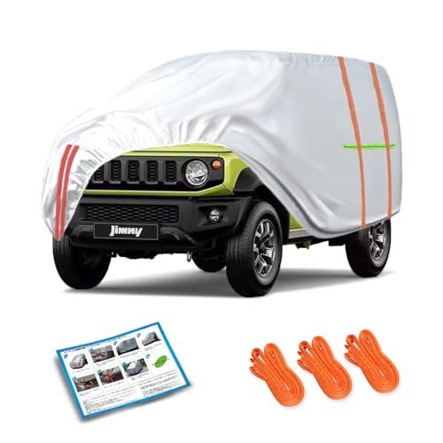 に適しカーカバー ジムニー 車ボディカバー防水防塵防輻射UV Jimny JB23 JB64 XC XL XG タイヤ カバー日焼け防止 霜や雨から ジムニー jb64 アクセサリー車カバー 軽自動車台風対策ts a84adf02