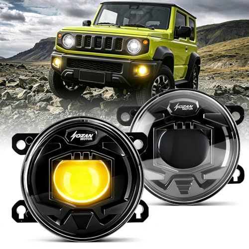 ジムニー LED フォグランプ JB23W JB64 JB43W JB74 対応 H8 H9 H11 H16 LED フォグ 6000K 3200LM 高輝度 防水 ジムニー スバル スイフト FIT ILX汎用カスタムパーツ 左右 2 個セ d5b0ed4c