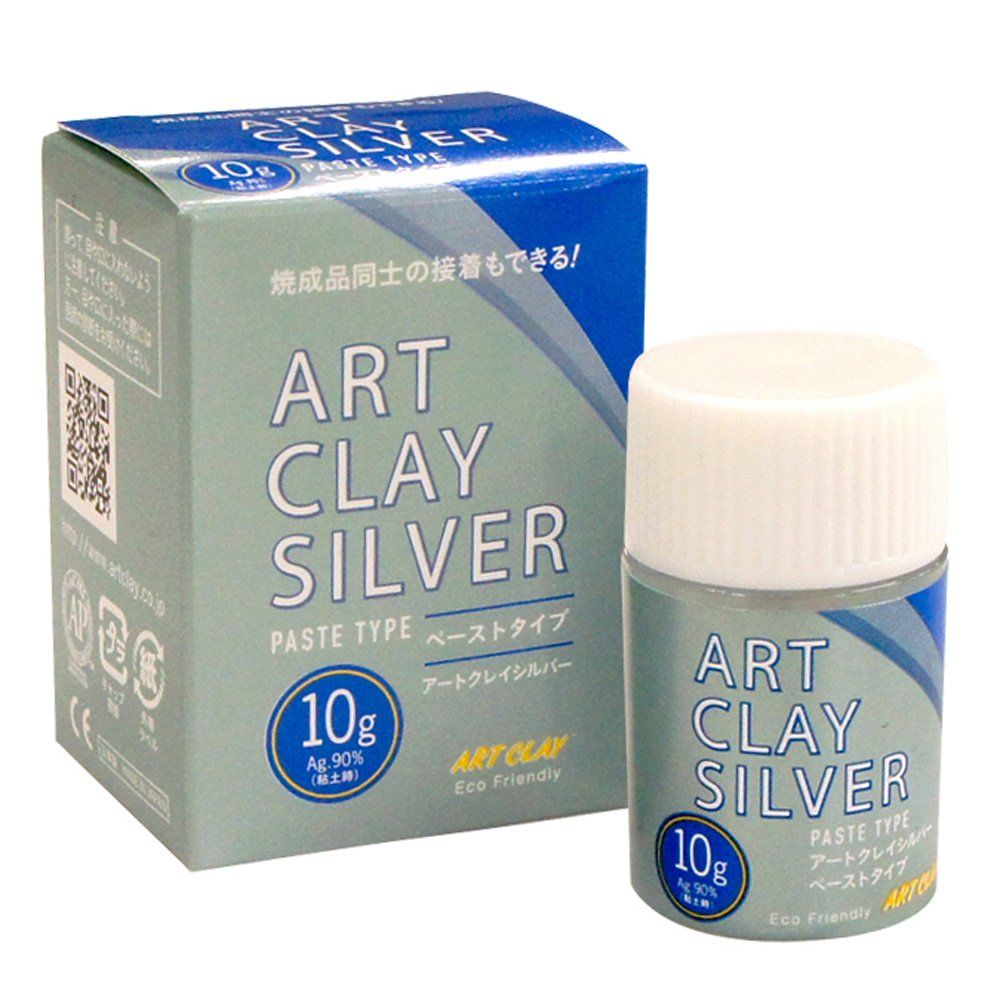 ART CLAY 相田化学工業 アートクレイシルバー ペーストタイプ10g A-0285 シルバー/ c1da3315