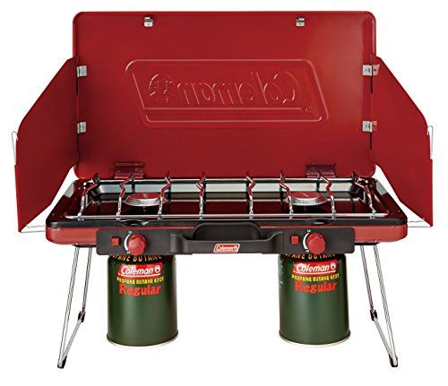 コールマン(Coleman) パワーハウスLPツーバーナーストーブII 防災 キャリーハンドル付 ハイパワー アウトドア キャンプ バーベキュー 調理/ 7e5a596d