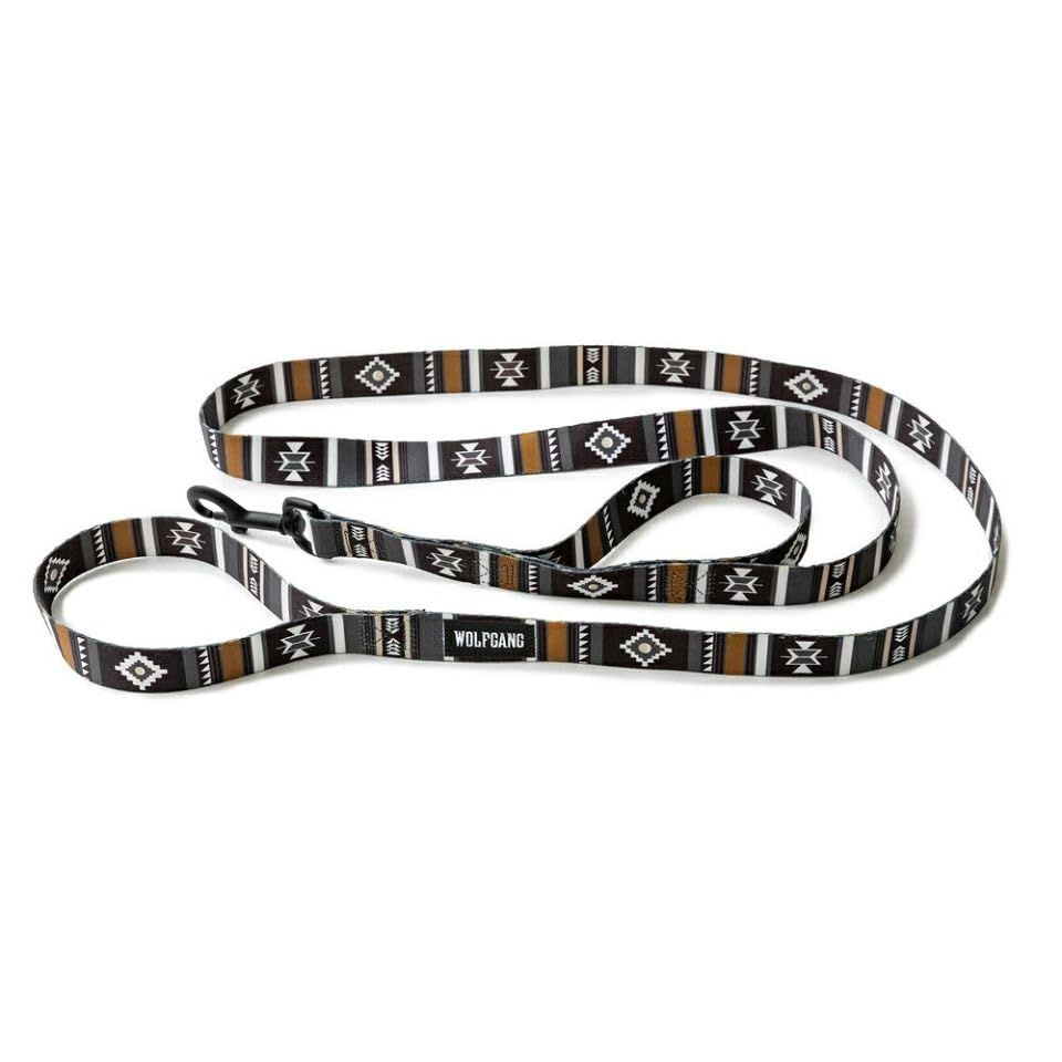 WOLFGANG/ウルフギャング NewMoon React Leash ダブルハンドルリード 巾2.5cm x 長さ183cm 【中型、大型犬用リード】