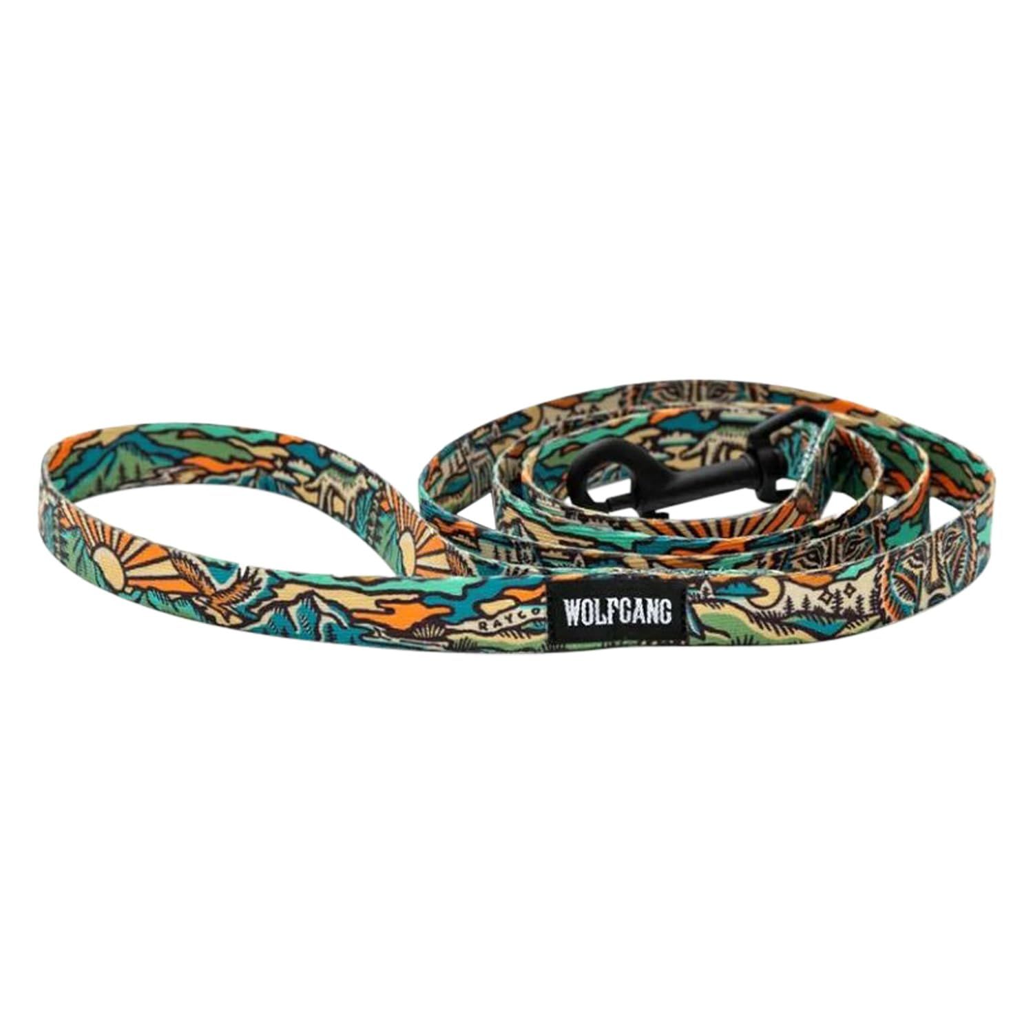 WOLFGANG/ウルフギャング WildWolf LEASH (L size) 巾2.5cm x 長さ183cm 【中型、大型犬用リード】