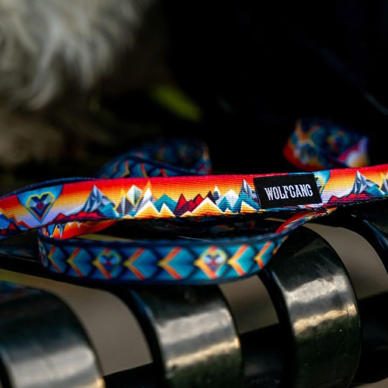 WOLFGANG/ウルフギャング DigiFloral Leash (Lサイズ) 巾2.5cm x 長さ