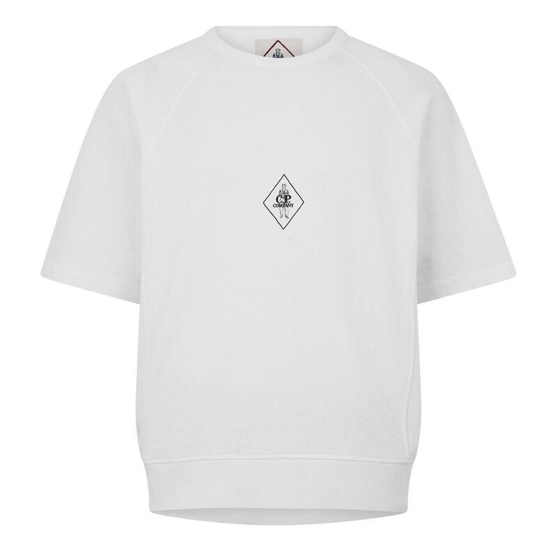 シーピーカンパニー メンズ トップス Tシャツ CP Company CP Malfile Tee Sn62 Gauze White 103 ホワイト