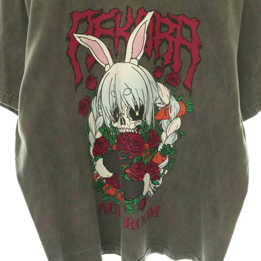 ボルトルーム vaultroom ×兎田ぺこら SKULL PEKORA TEE Tシャツ