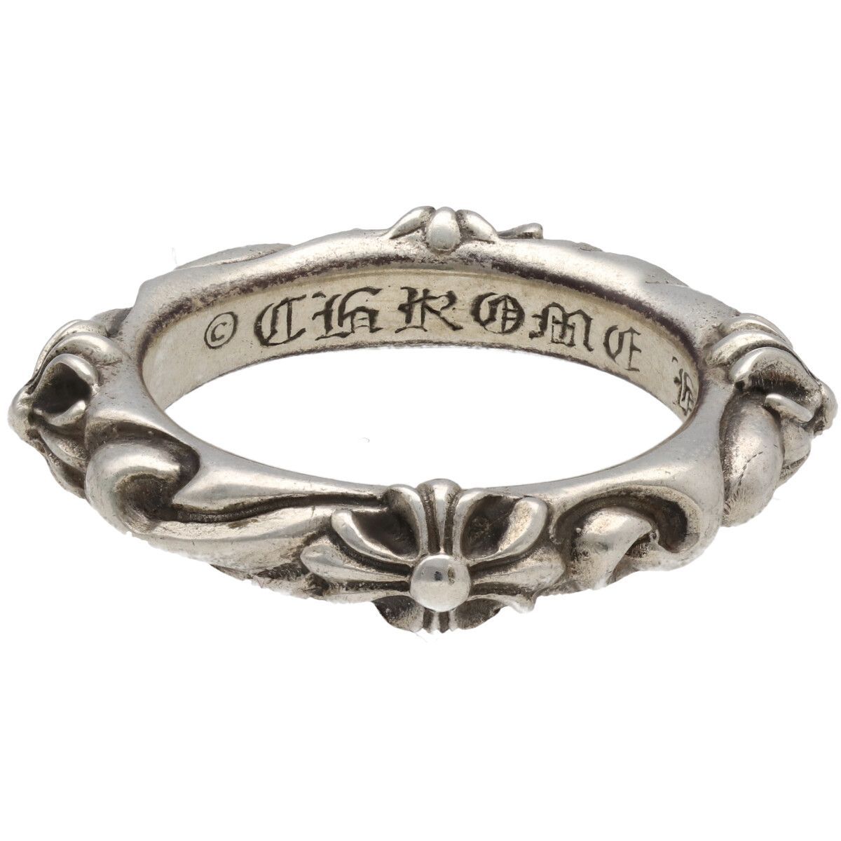 【中古】 CHROME HEARTS クロムハーツ SBTバンドリング 15号 S925 シルバー 指輪 アクセサリー 25030975 RS
