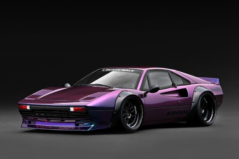 LB-WORKS 308 Purple Metallic (1/18 Scale)