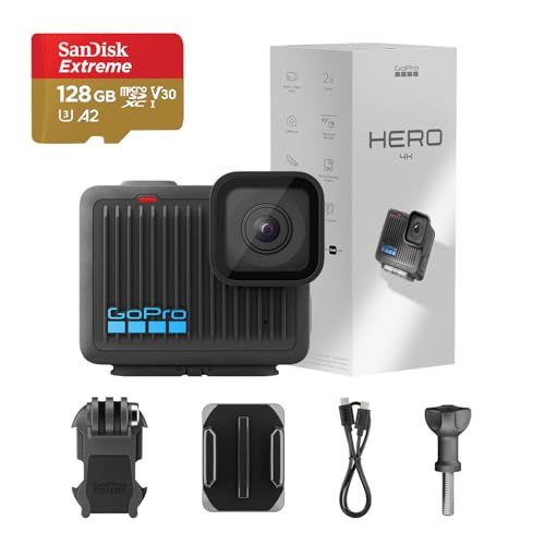 【FWバージョン日本国内正規品】 GoPro HERO ゴープロ ごーぷろ アクションカメラ 4k SDカード付（スタートセット）ry