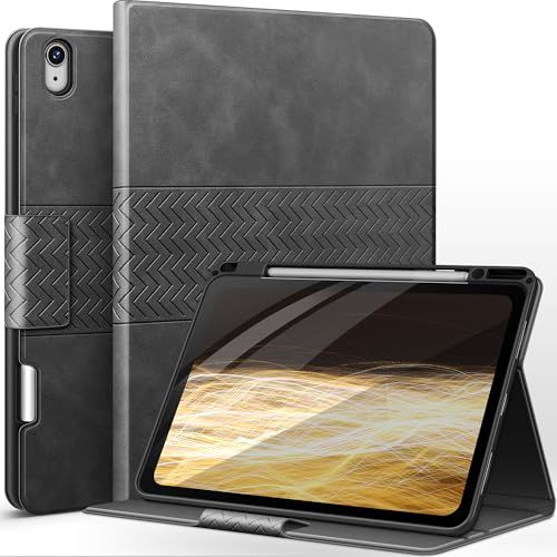 auaua iPad Air 13インチ ケース (M4/M3/M2) 2026/2025/2024専用 ペン収納 Pencil Pro/USB-C完全対応 PU レザー 耐衝撃 ひび割れ防止 オートスリープ/ウェーク＆スタンド機能付き 手帳型 カバー (ry