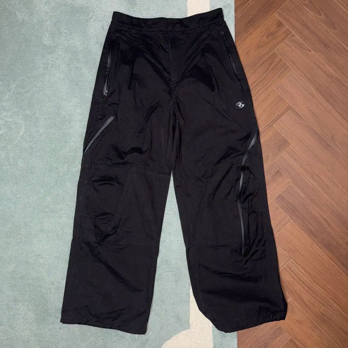 26ss SAN SAN GEAR サンサンギアー サイド アパイン カーブ パンツ ブラック 3サイズ 出品