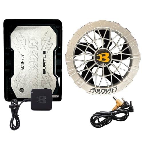 バートル. エアークラフト 限定 チタニウム エディション 30V バッテリー ファンセット AC10+AC10-2 京セラ製 2026年モデル リチウムイオン EXCLUSSIVEry