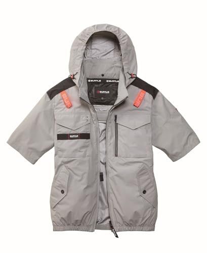 BURTLE バートル 春夏用 エアークラフトタクティカル半袖ブルゾン(ユニセックス) アッシュグレー AC1156 60 Lry