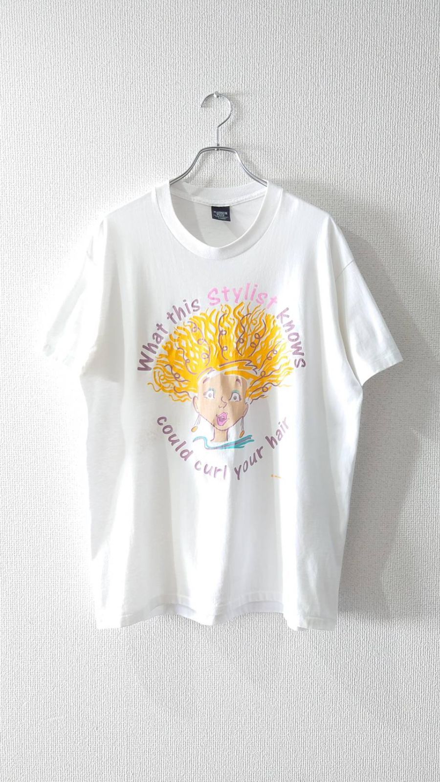 93’s PLATINUM PLUS USA製 Abbey Press art print T-Shirt XL