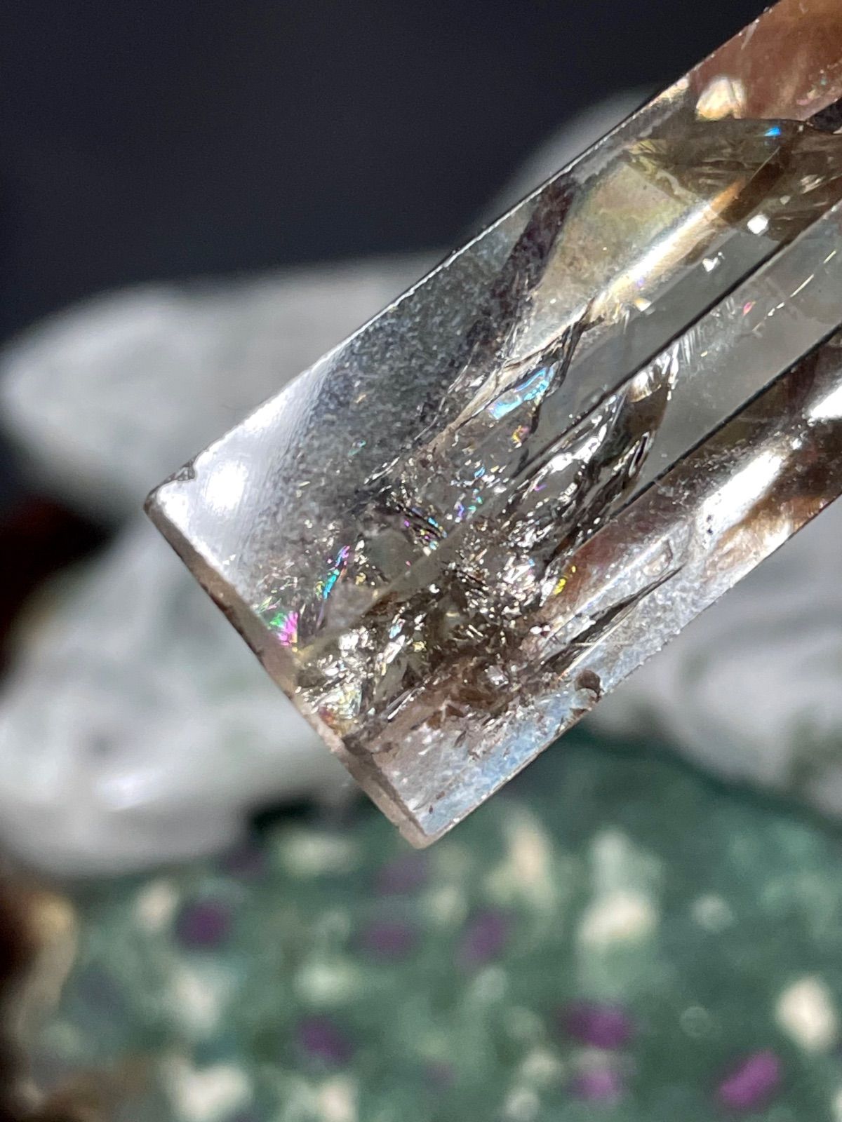 スモーキークォーツ【煙水晶】六角柱◇ミニタワー◇ポイント◇天然石 スモーキークォーツ【煙水晶】六角柱◇ミニタワー◇ポイント◇天然石