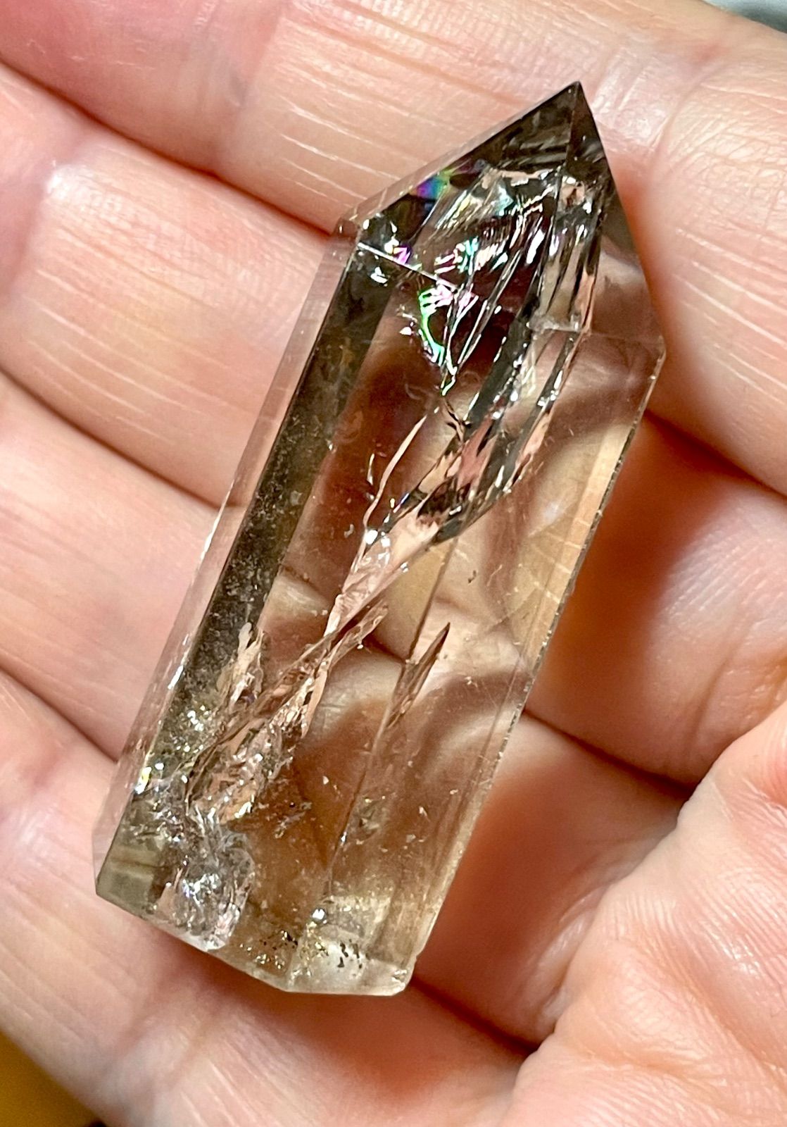スモーキークォーツ【煙水晶】六角柱◇ミニタワー◇ポイント◇天然石