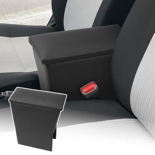 コンソールボックス ミライース LA350S / LA360S 専用 アームレスト付き 19cm深型 車内収納ボックス ピクシスエポック対応 肘置き PUレザー 防水加工 小物整理 簡単取付ts 1eb4408a