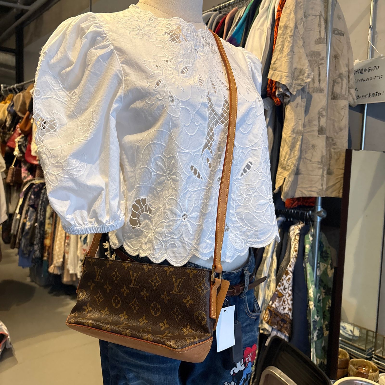 【東あずま店 併売品】 LOUIS VUITTON ルイ ヴィトン　バッグ ショルダー shoulder BAG モノグラム monogram 韓国ロッテホテル購入