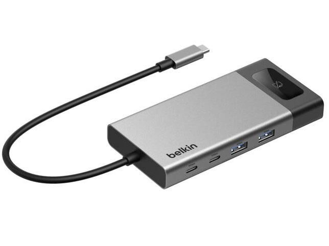 【新品・2営業日で発送】BELKIN Connect 8ポート デュアルディスプレイ対応 USB-C ハブ