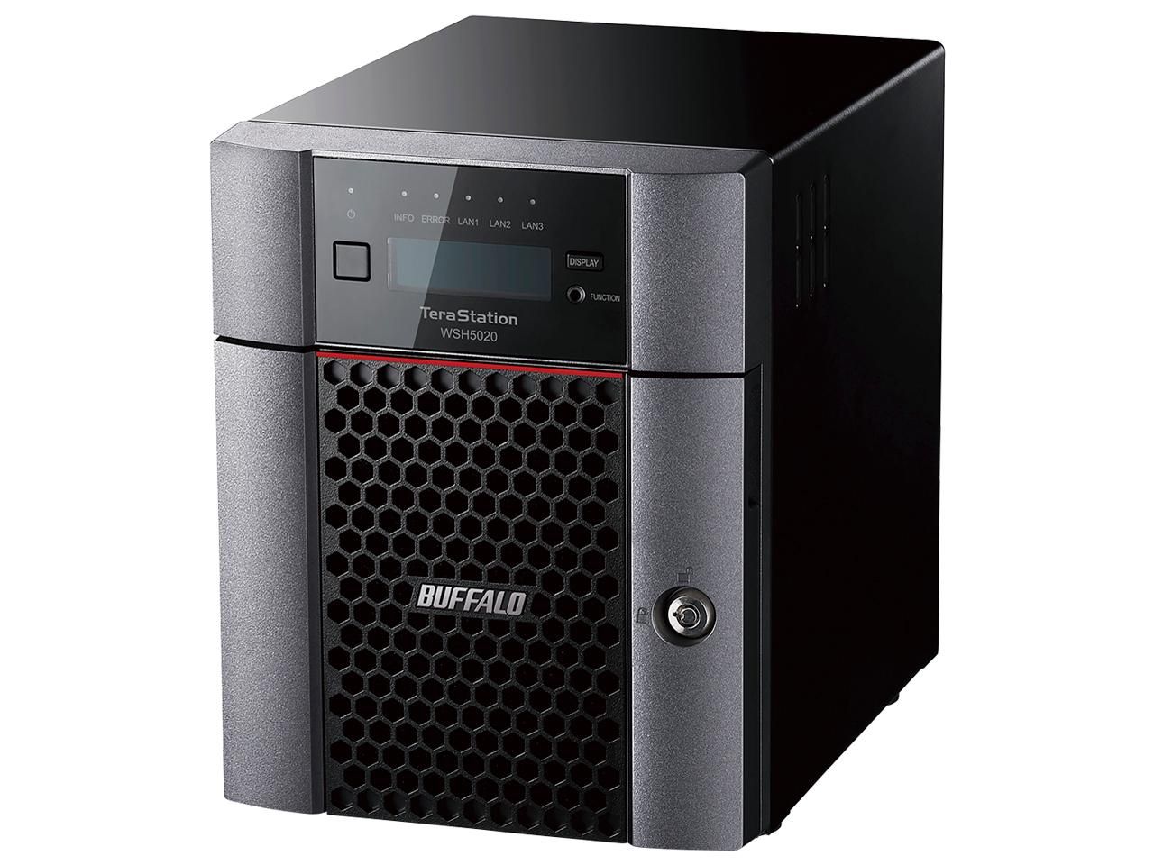 【新品・2営業日で発送】BUFFALO バッファロー TeraStationWSS2025WG HWRAID デスク型4ベイ 32TB(WSH5420DN32W5)