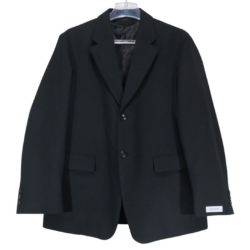 WTAPS ダブルタップス 26SS ACADEMY/JACKET/WOPL.SERGE 261TQDT-JKM02 アカデミー ジャケット 2つボタン ブラック テーラード ブレザー アウター サイズ01(S) June