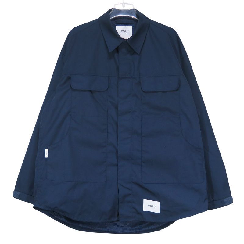 WTAPS ダブルタップス 23SS VERT/JACKET/CTPL.WEATHER 231WVDT-JKM01 バート ジャケット コットン ポリエステル ウェザー ネイビー アウター サイズ03(L) June